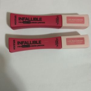 New 2 L'Oreal Infallible Pro Matte Lipstick 828